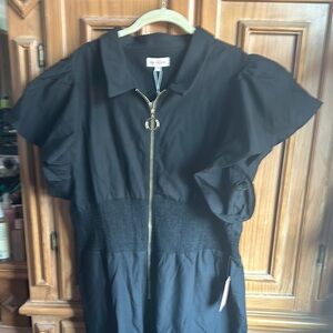 Black Puff Sleeve Dress